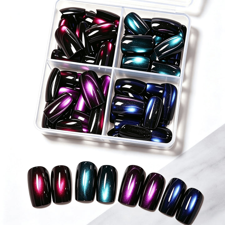 Gradient Glitter Press-On Nail Set Kalsten