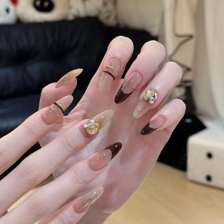 Premium Glamorous Press-On Nail Extensions Kalsten