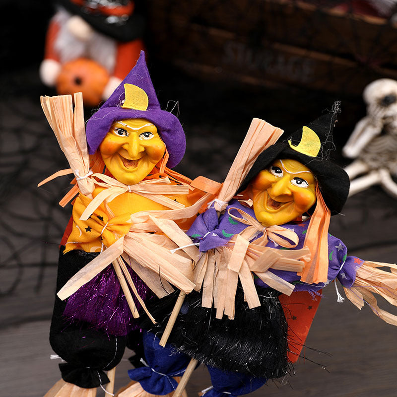 Decorative Witch Doll Figurine