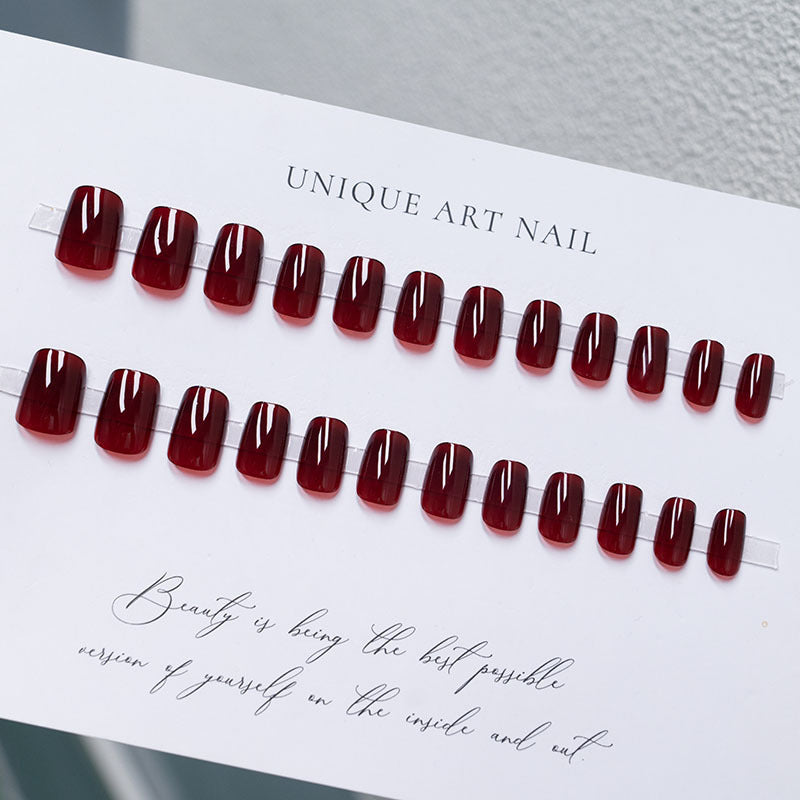 Glossy Gel Nail Extensions