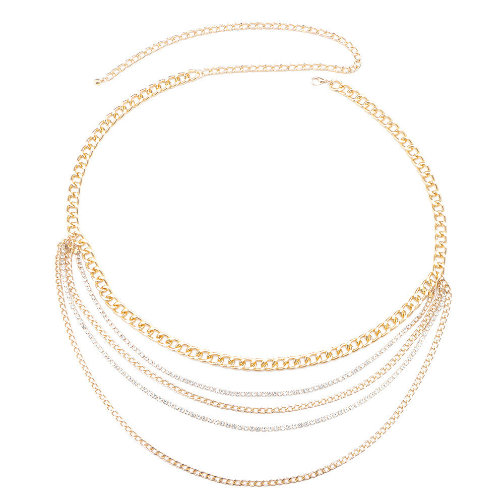 Multi-Layered Chain Body Jewelry Kalsten