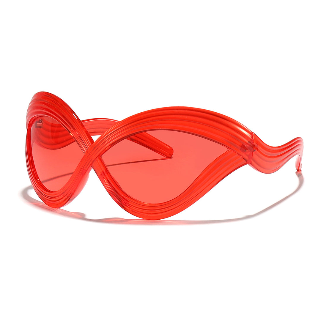 Women's fashionable sunglasses with innovative wave frame Kalsten