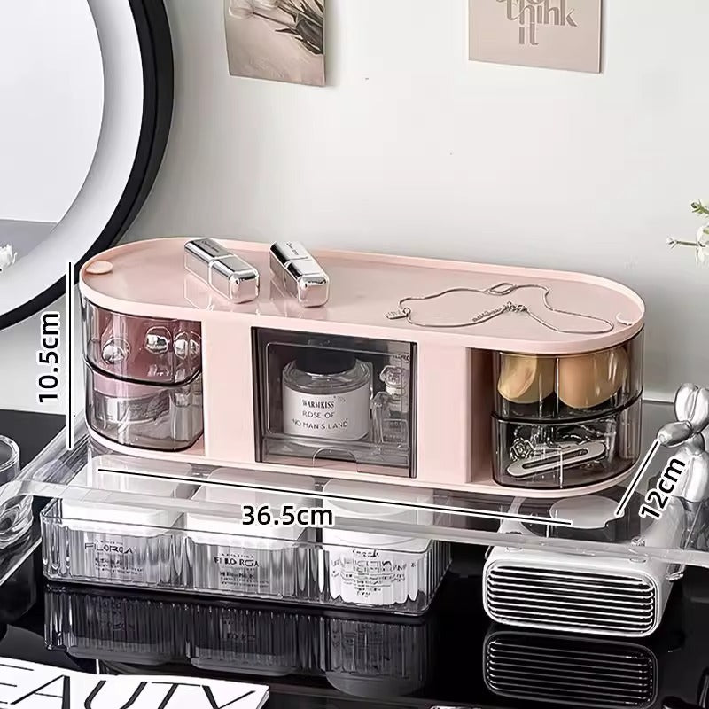 Multi-Compartment Makeup Organizer Kalsten