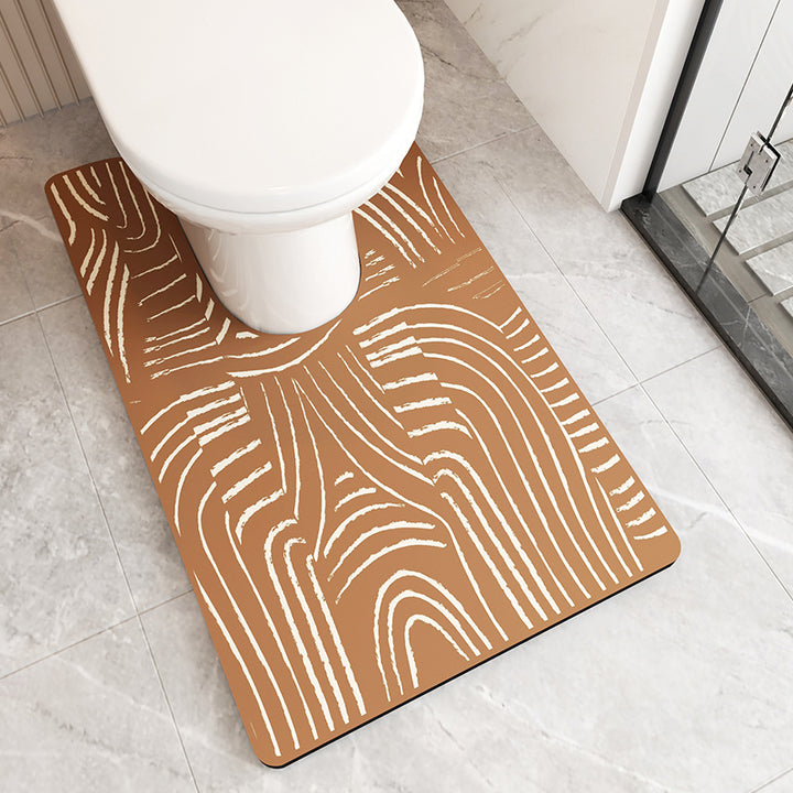 Decorative Bathroom Runner Mat Kalsten