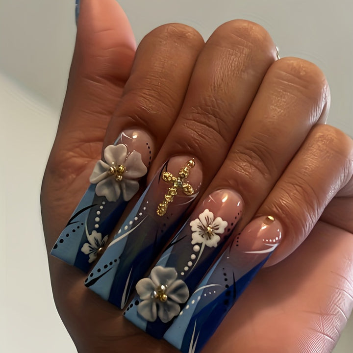 Luxury Embellished Press-On Nail Set Kalsten