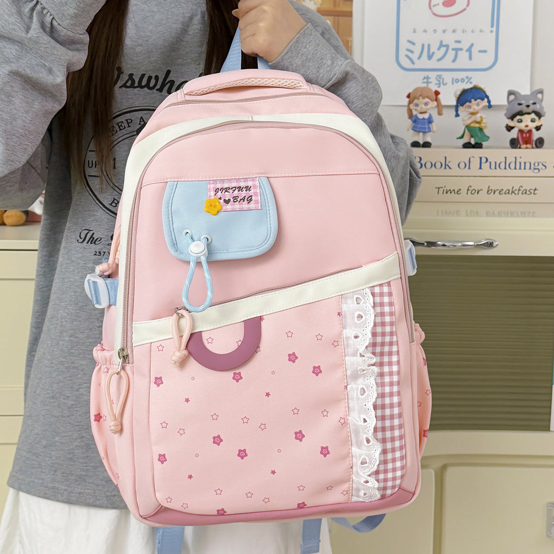 Stylish Multi-Compartment School Backpack Kalsten