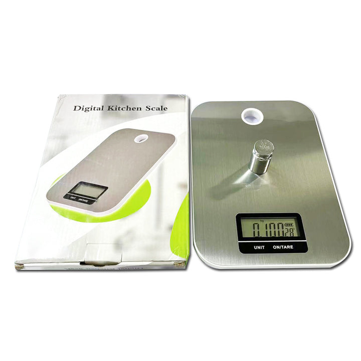 Slim Stainless Steel Digital Kitchen Scale