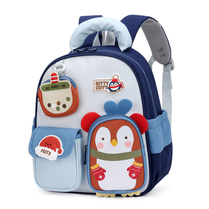 Children's Playful Character Design School Backpack