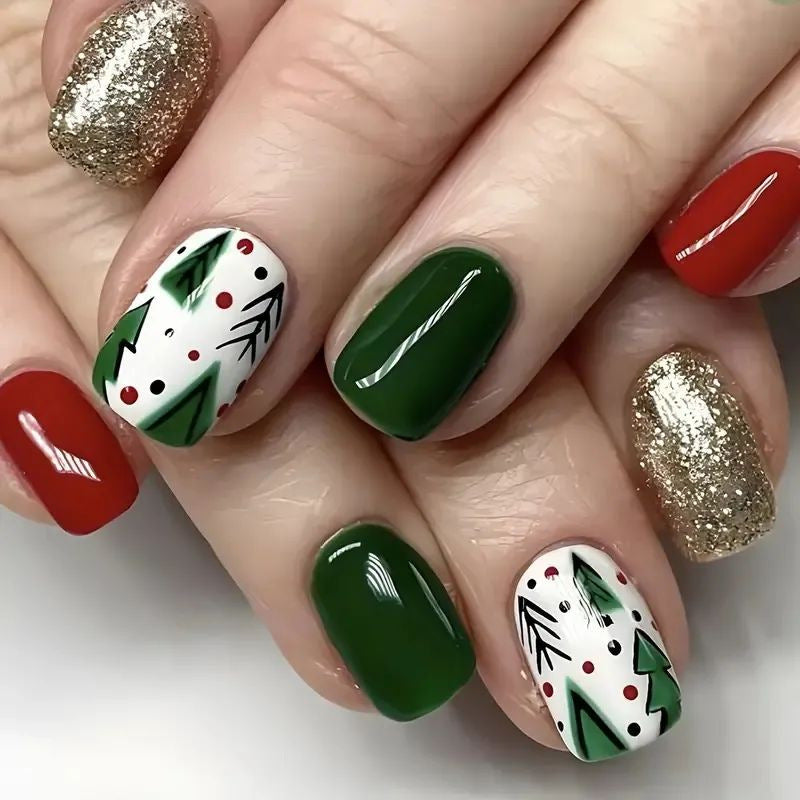 Festive Christmas Nail Art Kalsten