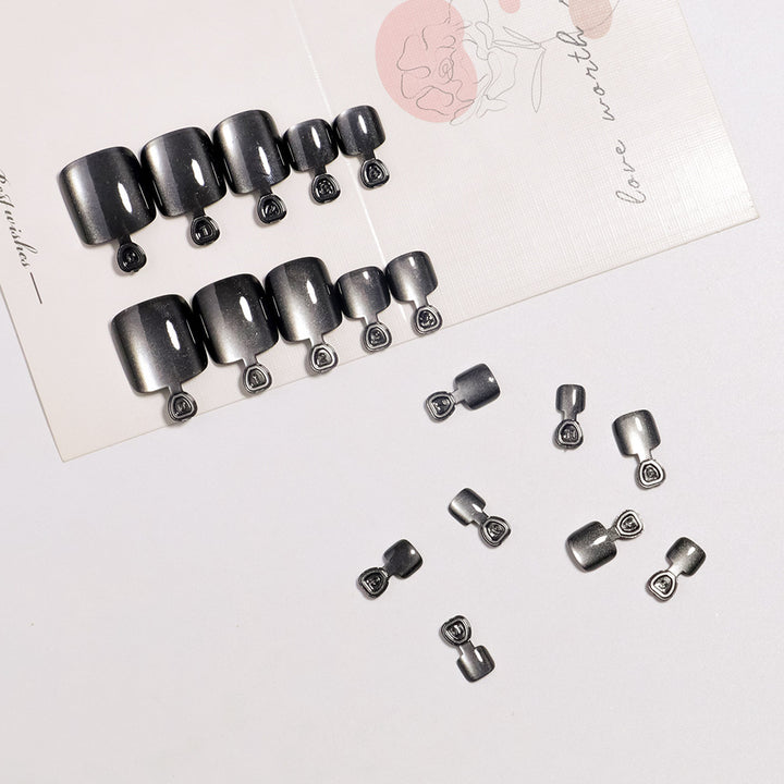 Premium Glossy Press-On Pedicure Nails Kalsten