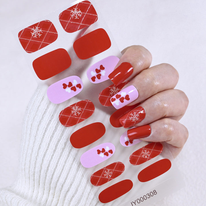 Holiday-Themed Nail Art Stickers