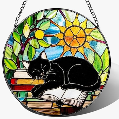 Stained Glass Dog Art Wall Hanging Kalsten