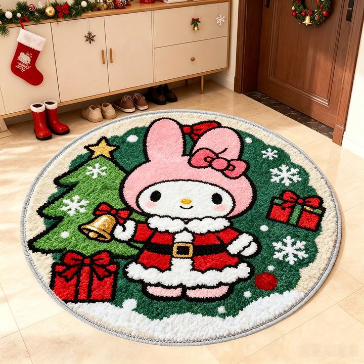 Cartoon Character Christmas Area Rug