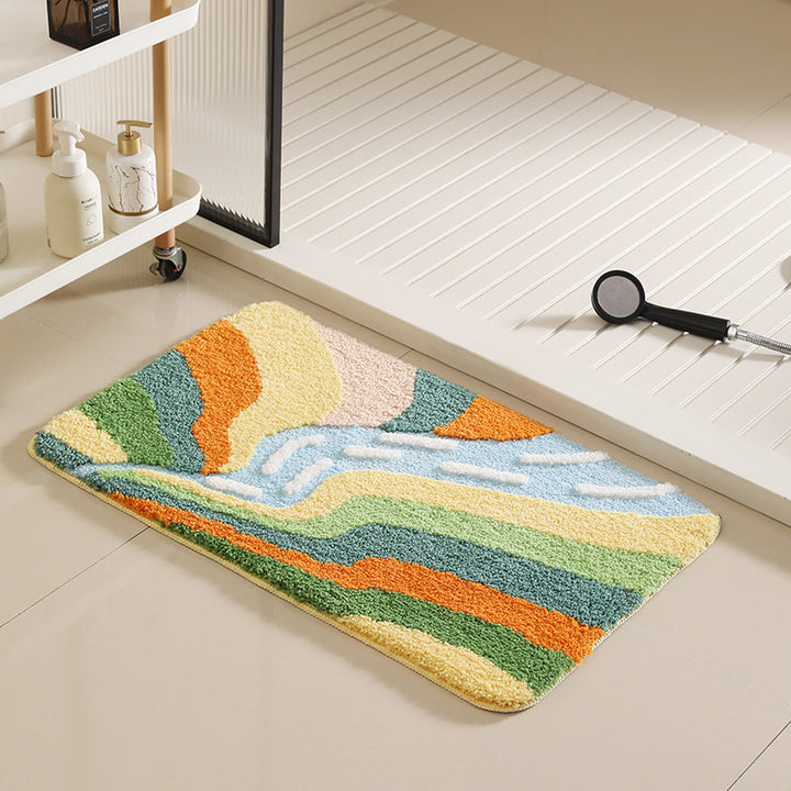 Abstract Design Bath Mat Kalsten