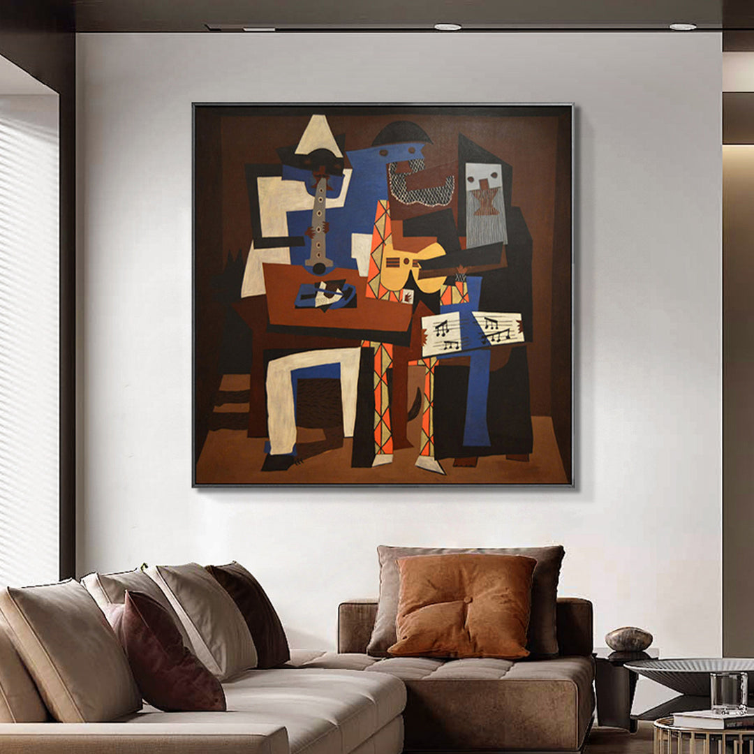 Abstract Musical Canvas Artwork