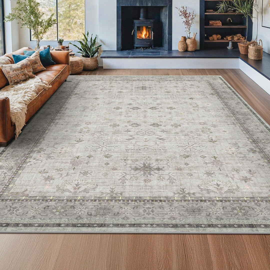 Elegant Vintage-Inspired Area Rug Kalsten