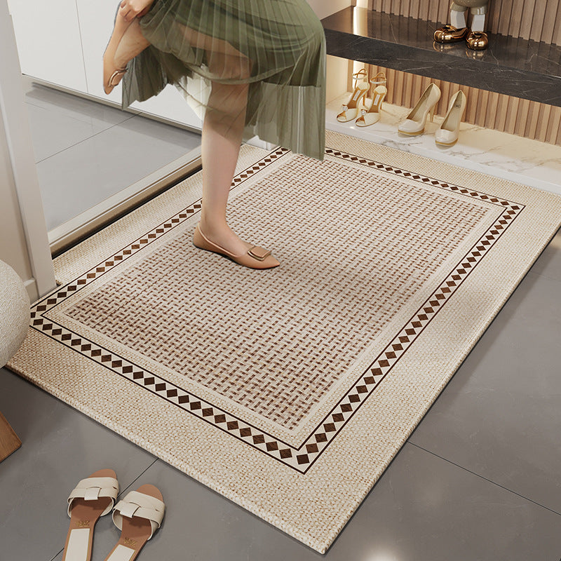 Elegant Woven Entryway Mat Kalsten