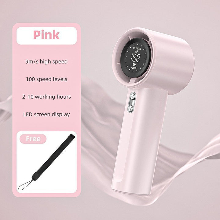 Women Portable High-Performance Fan with LCD Display Kalsten