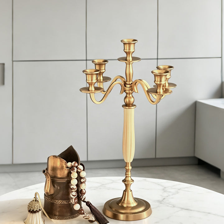 Elegant Metal Candle Holder