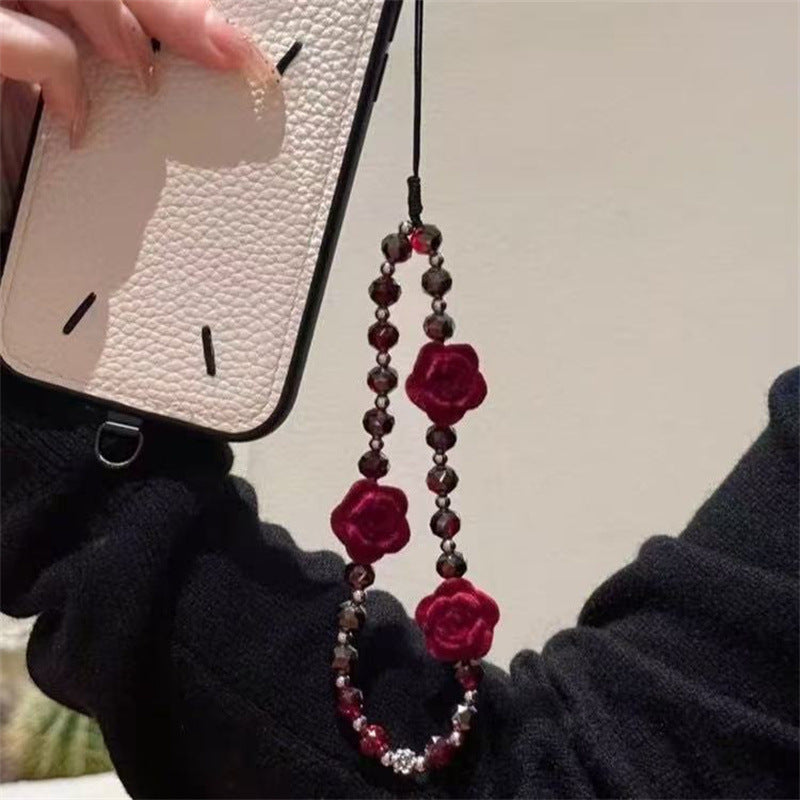 Floral Charm Phone Lanyard Kalsten