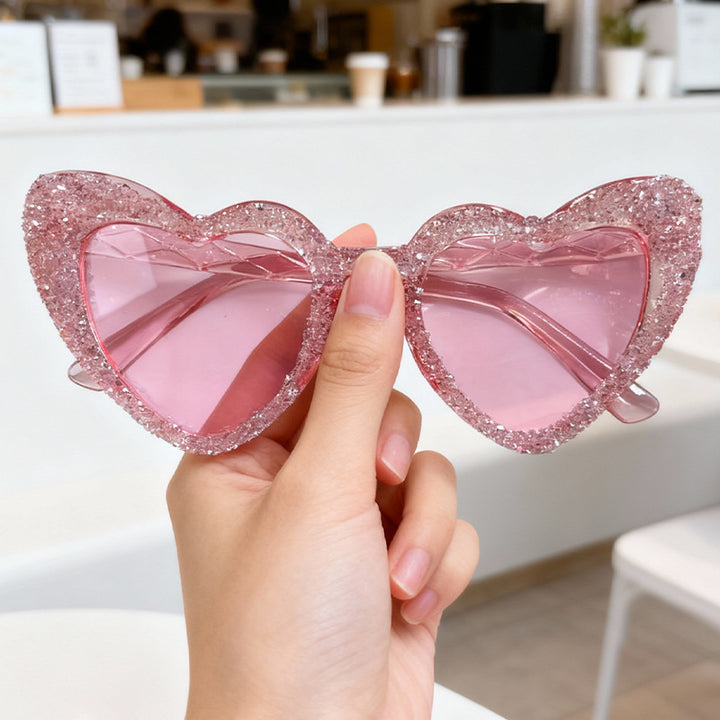 Sparkling Heart-Shaped Sunglasses Kalsten
