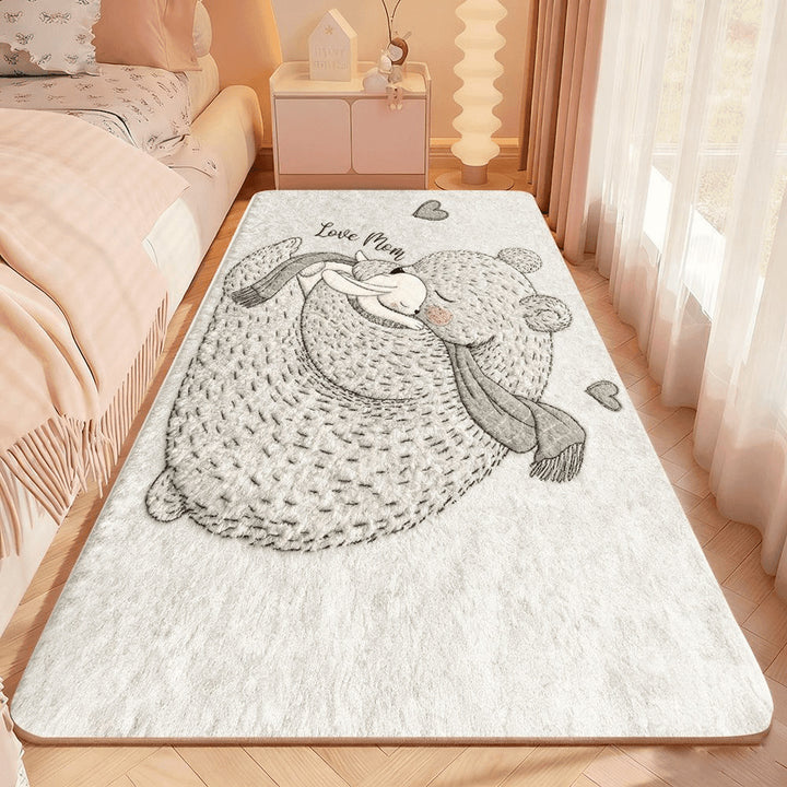 Playful Bear-Themed Area Mat Kalsten