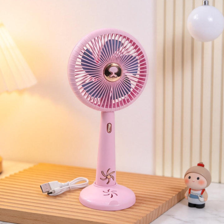 Ladies Portable USB Desk Fan with Flexible Tilt Kalsten