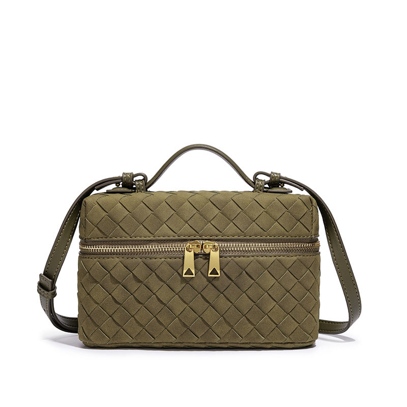 Handcrafted Textured Leather Crossbody Bag Kalsten