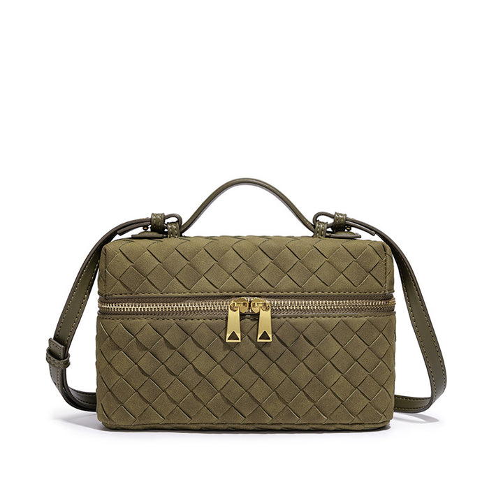 Handcrafted Textured Leather Crossbody Bag Kalsten