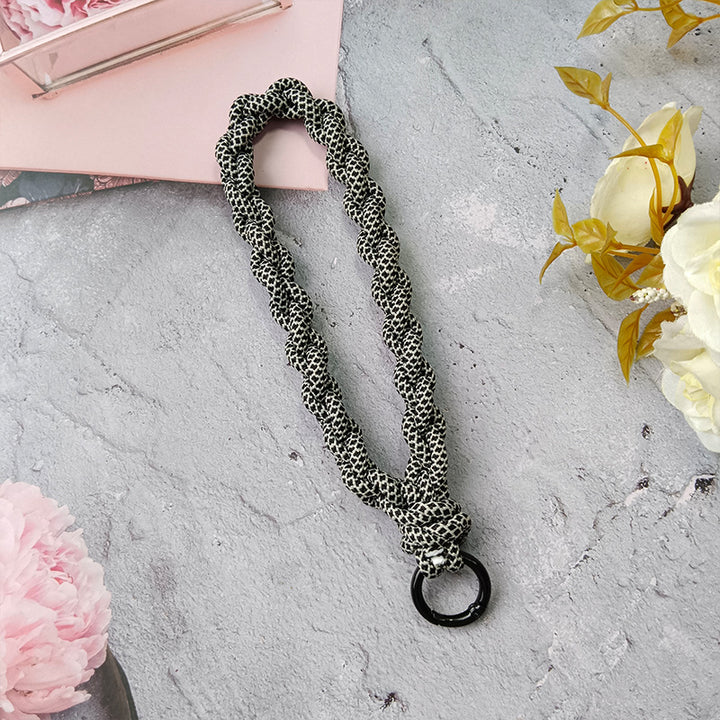 Textured Braided Keychain Holder Kalsten