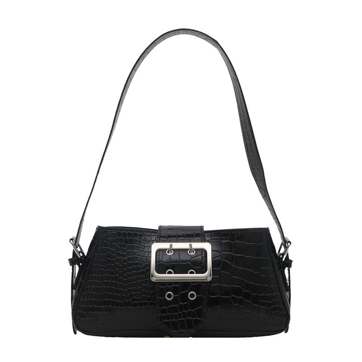 Croc-Embossed Handbag
