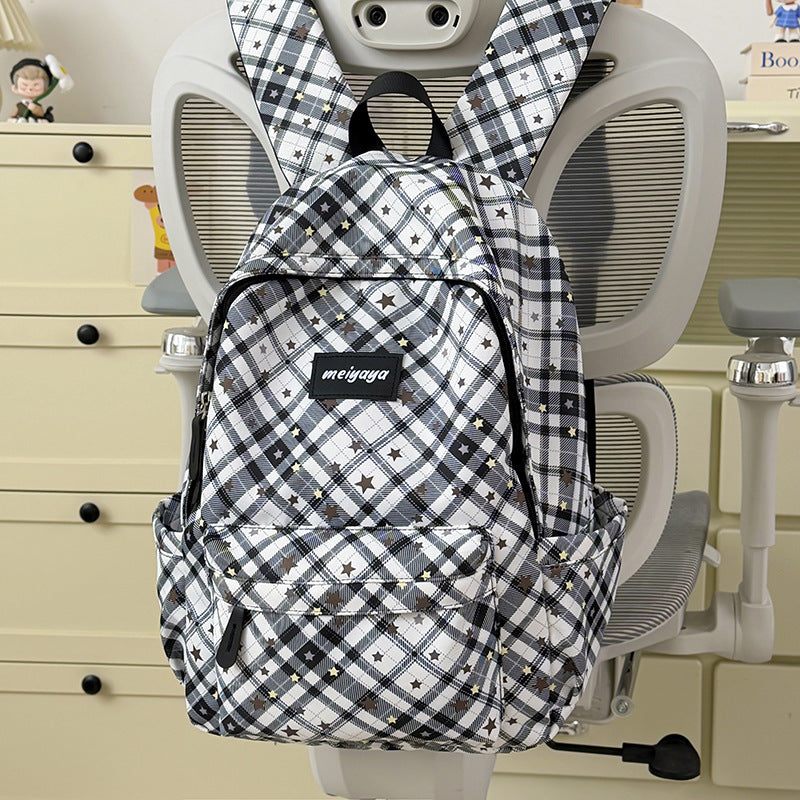 Stylish Lightweight Backpack with Cute Teddy Bear Keychain Kalsten