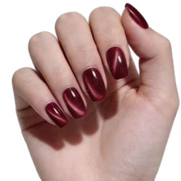 Glossy Metallic Press-On Nail Set Kalsten