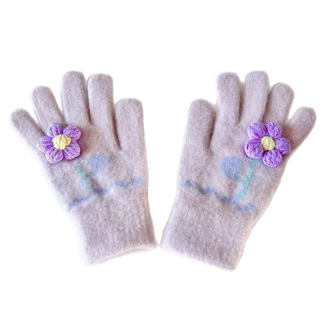 Butterfly Embellished Touchscreen Gloves Kalsten