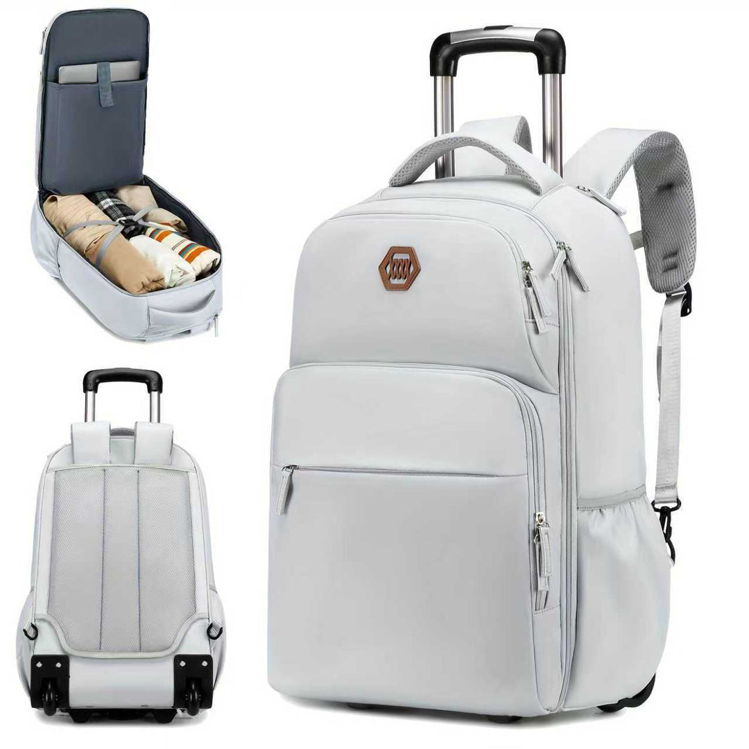 Stylish Wheeled Travel Backpack