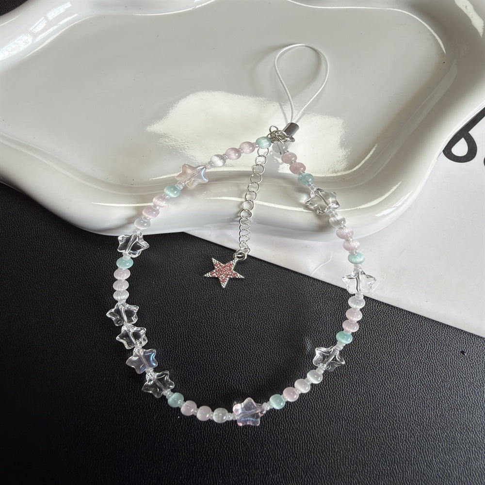 Artisanal Beaded Charm Necklace Kalsten