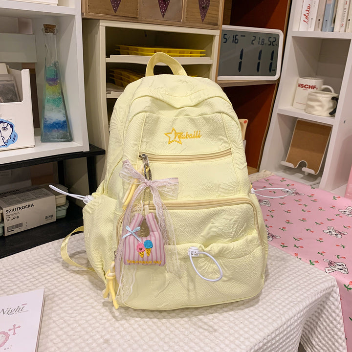 Stylish Textured Backpack Kalsten