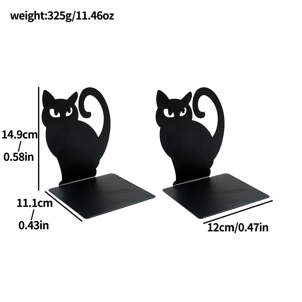 Cat Silhouette Decorative Bookends