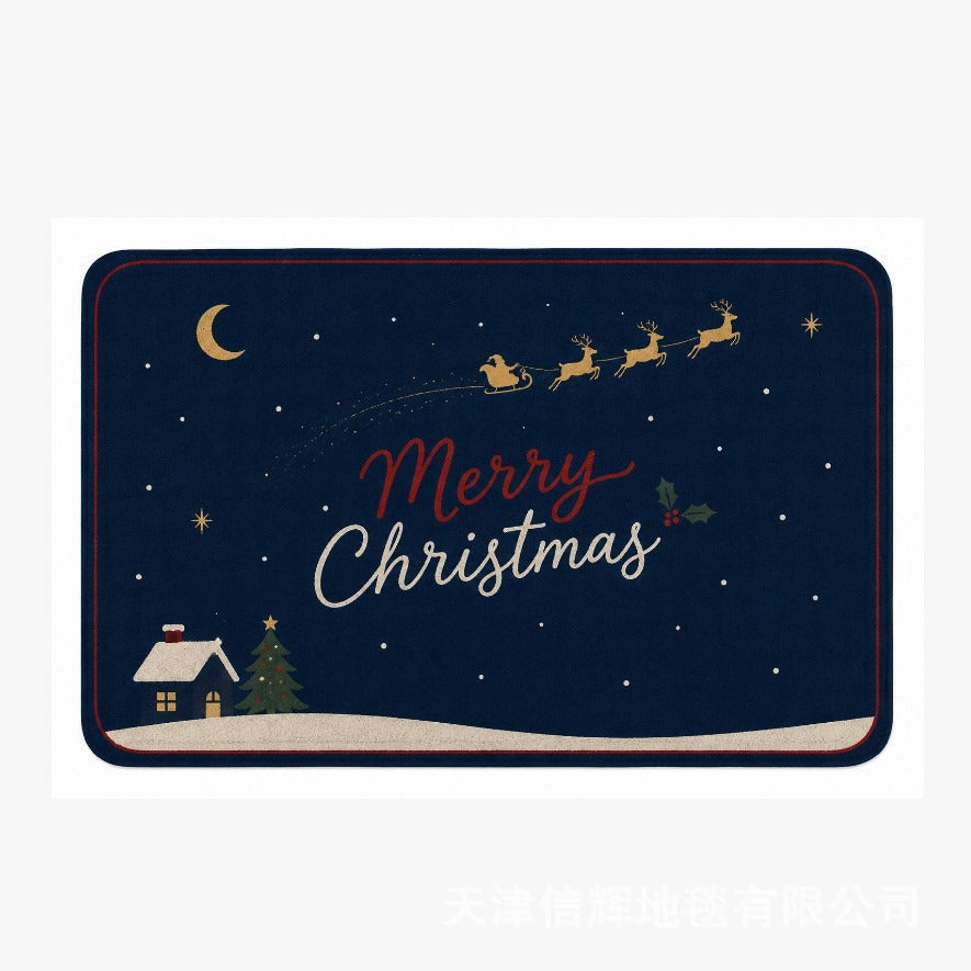 Festive Christmas-Themed Door Mat Kalsten