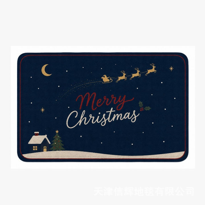 Festive Christmas-Themed Door Mat Kalsten
