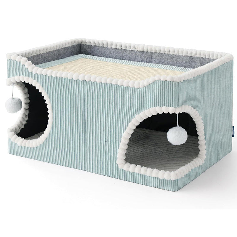 Plush Hideaway Cat House Kalsten