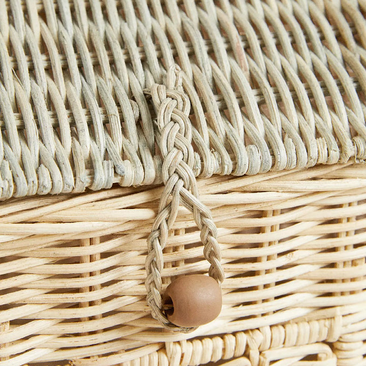 Handcrafted storage basket in house design Kalsten