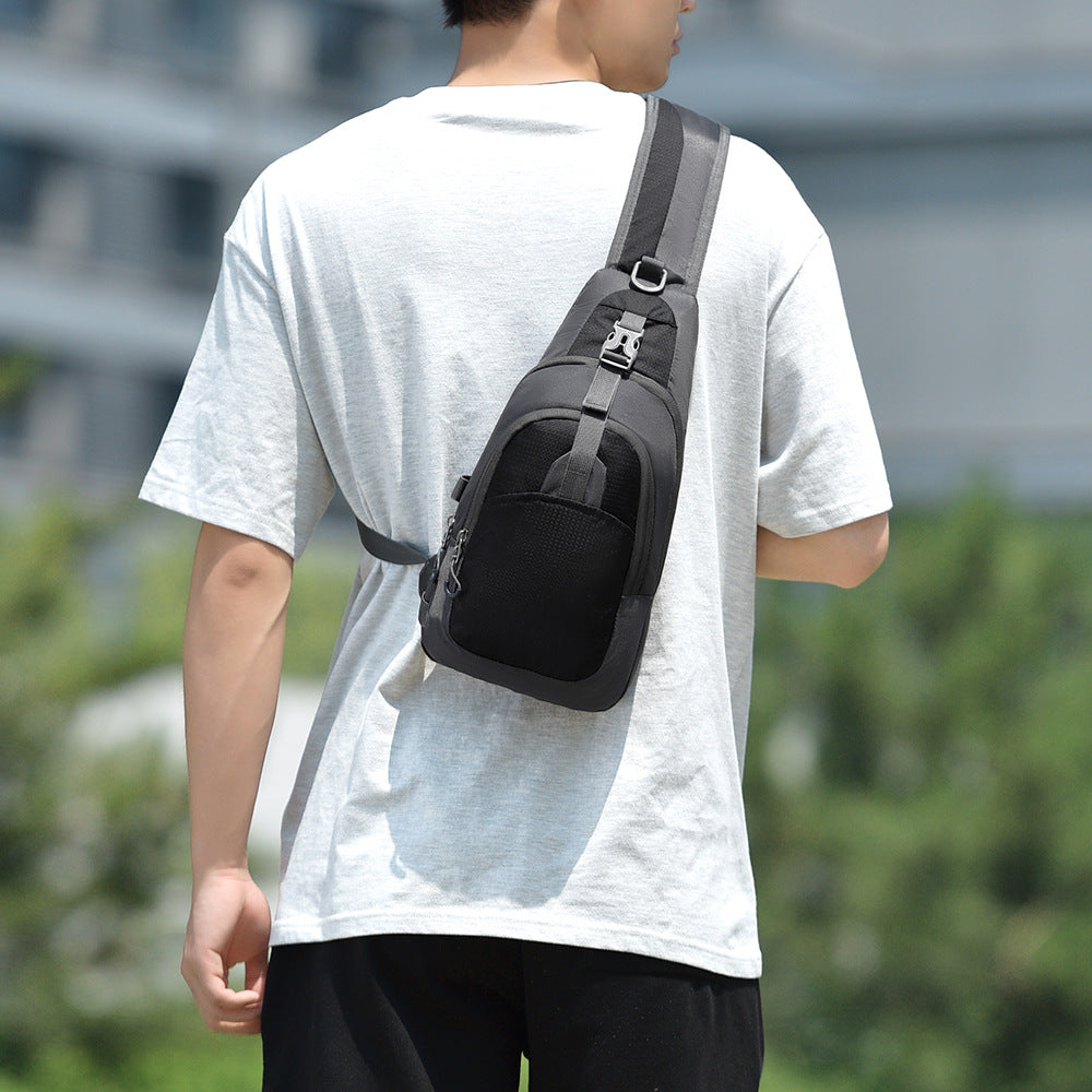 Sling backpack with comfortable back padding and many compartments Kalsten
