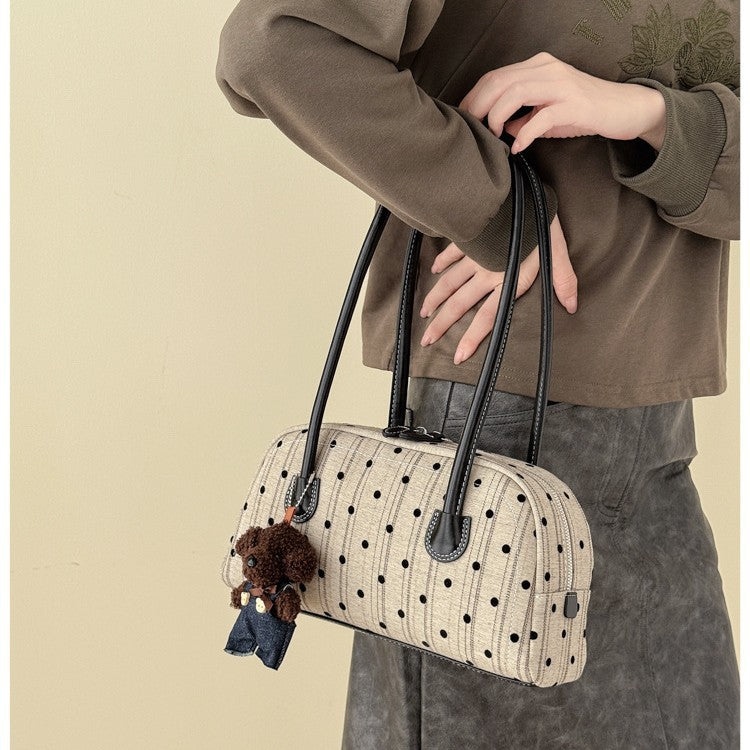 Polka Dot Accent Handbag