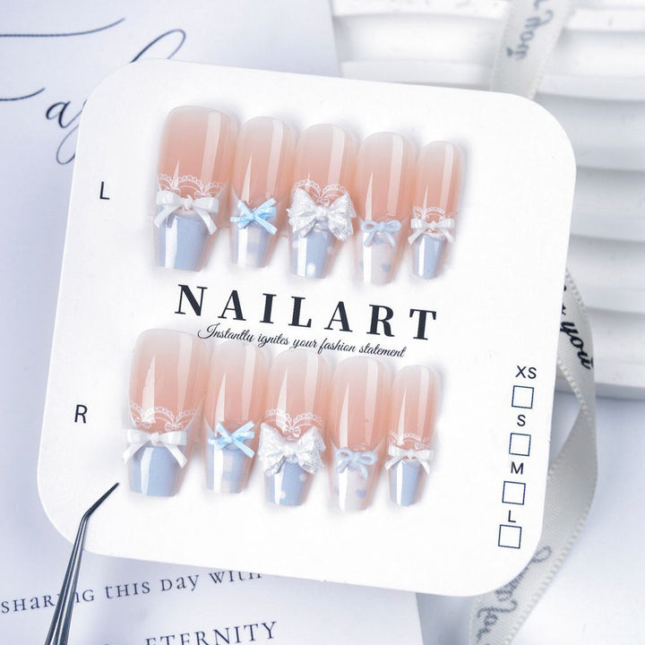 Decorative 3D Butterfly Press-On Nails Kalsten