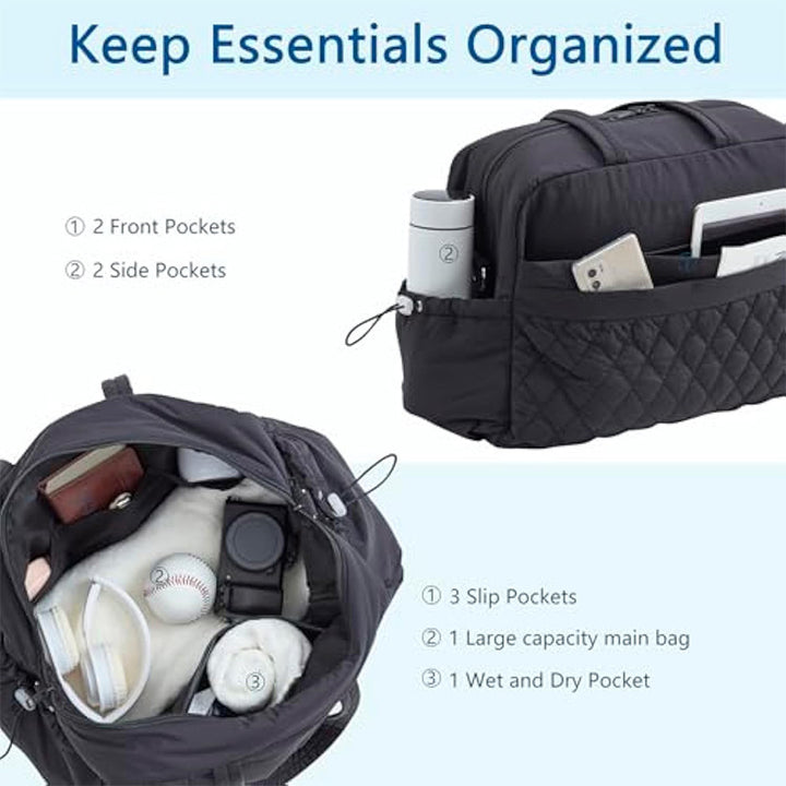 Stylish Multi-Pocket Travel Duffle Bag Kalsten