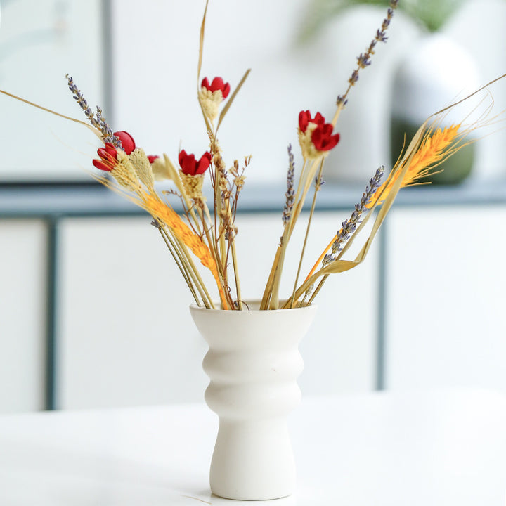 Modern Textured Ceramic Vase Kalsten 1790310284