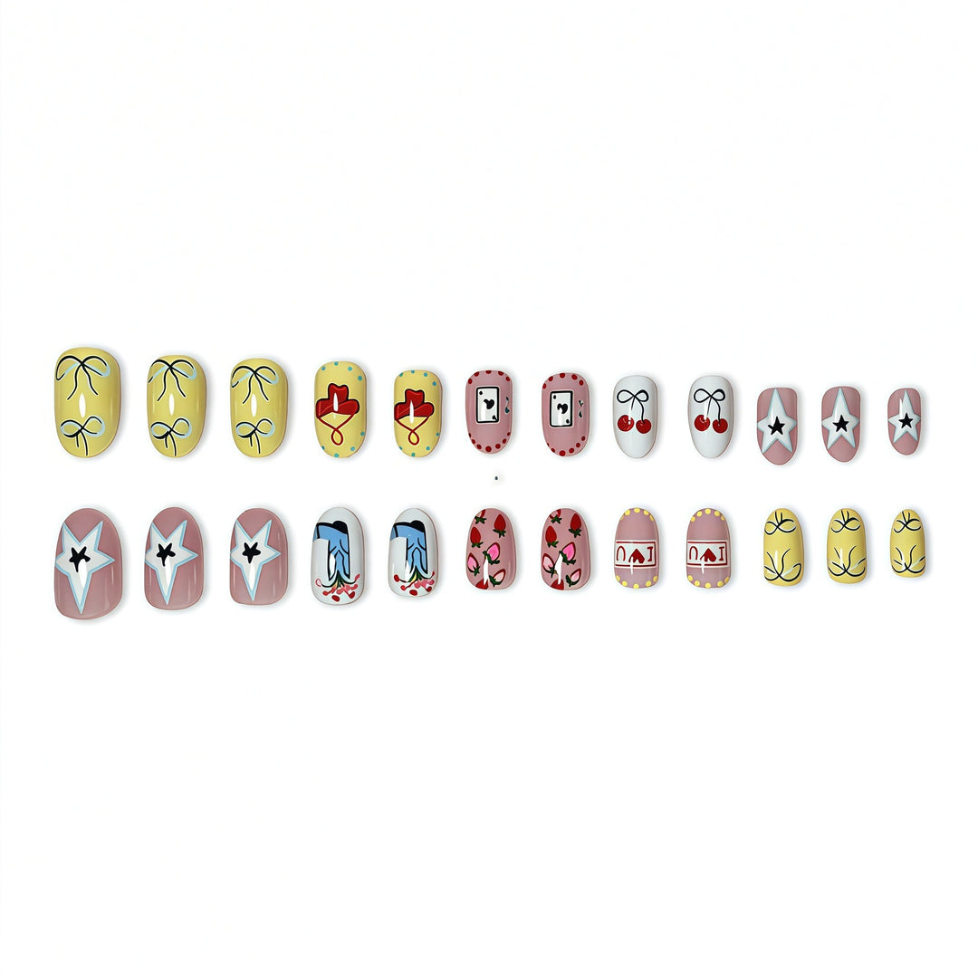 Artistic Floral Nail Art Set Kalsten