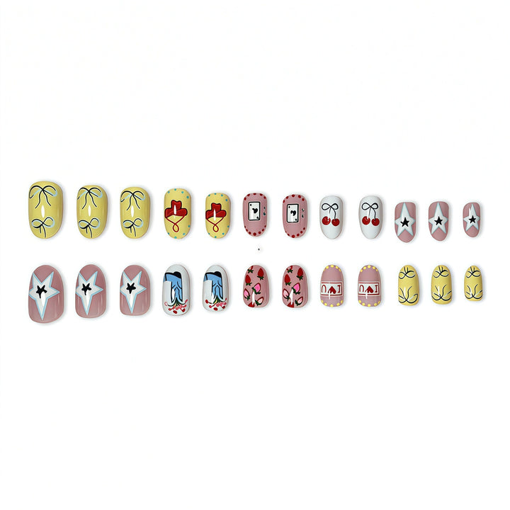 Artistic Floral Nail Art Set Kalsten