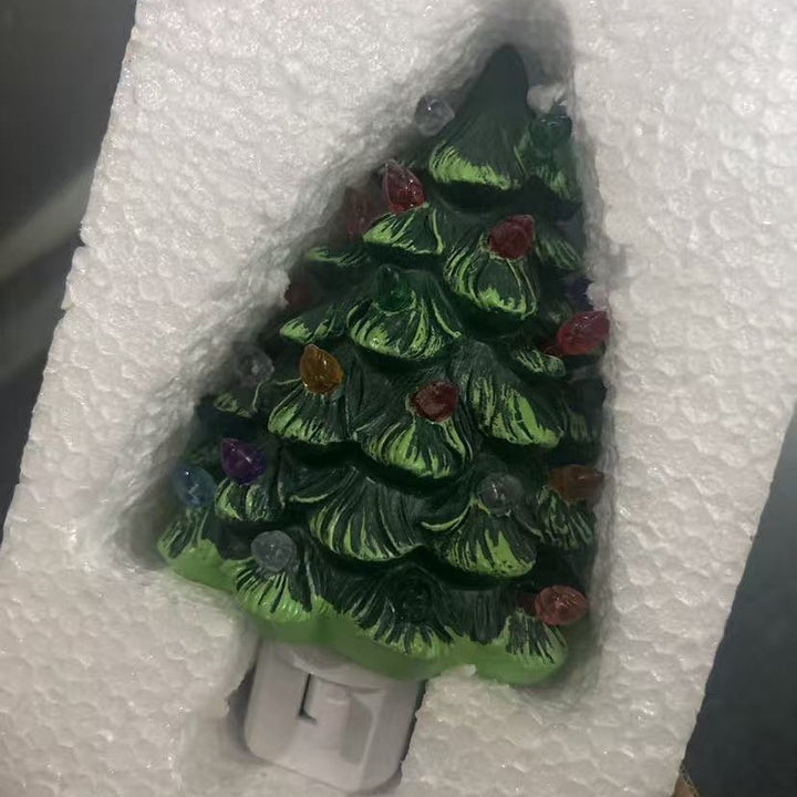 Decorative Ceramic Christmas Tree Figurine Kalsten